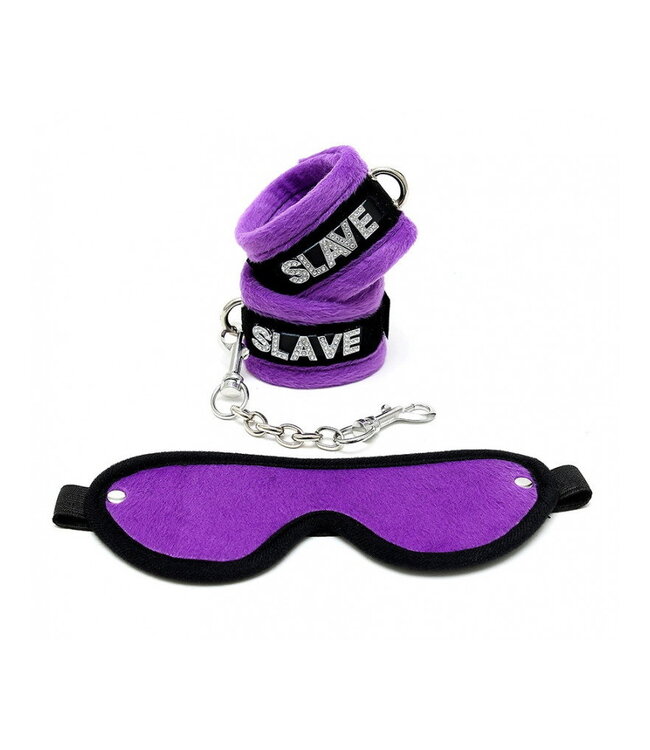 Rimba Rimba - Soft bondage set SLAVE (3-delig)