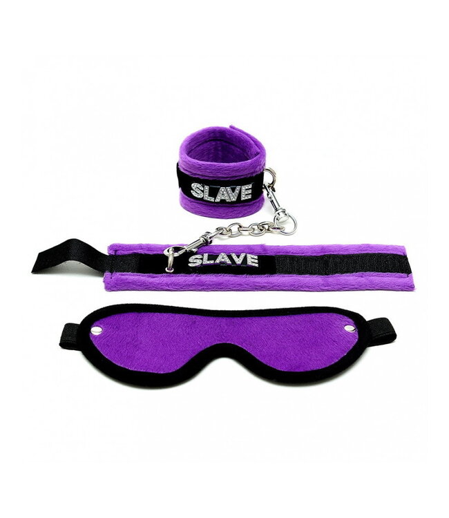 Rimba Rimba - Soft bondage set SLAVE (3-delig)