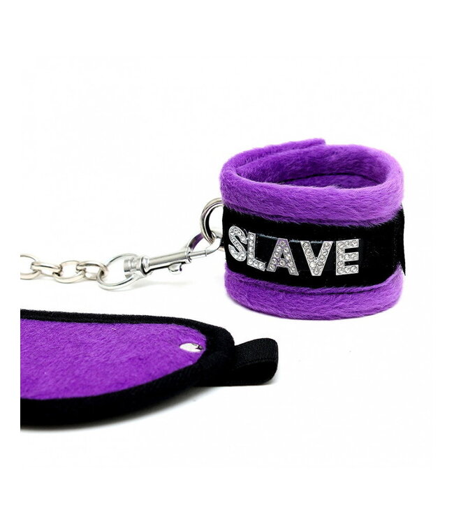 Rimba Rimba - Soft bondage set SLAVE (3-delig)