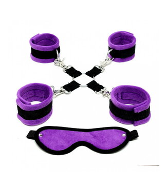 Rimba Rimba - Soft bondage set met klittenband (6-delig)