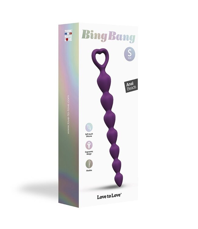 Rimba Love to Love - Bing Bang Maat S - Anaal Kettingen - Paars