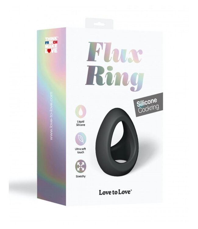 Rimba Love to Love - Flux Ring - Cock Ring - Zwart