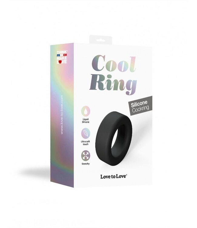 Rimba Love to Love - Cool Ring - Cock Ring - Zwart