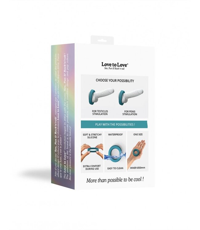 Rimba Love to Love - Cool Ring - Cock Ring - Blauw