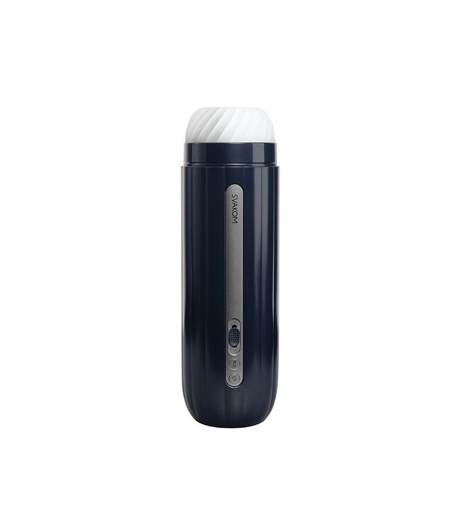 Rimba SVAKOM - Hannes Neo - Interactieve Throbbing Masturbator met App Control - Donkerblauw