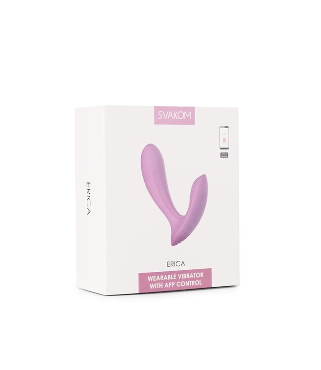 Rimba SVAKOM - Erica - Draagbare Vibrator (met App Control) - Lichtroze