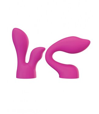 Rimba PalmPower - PalmSensual - 2 Opzetstukken voor Wandvibrator - Roze