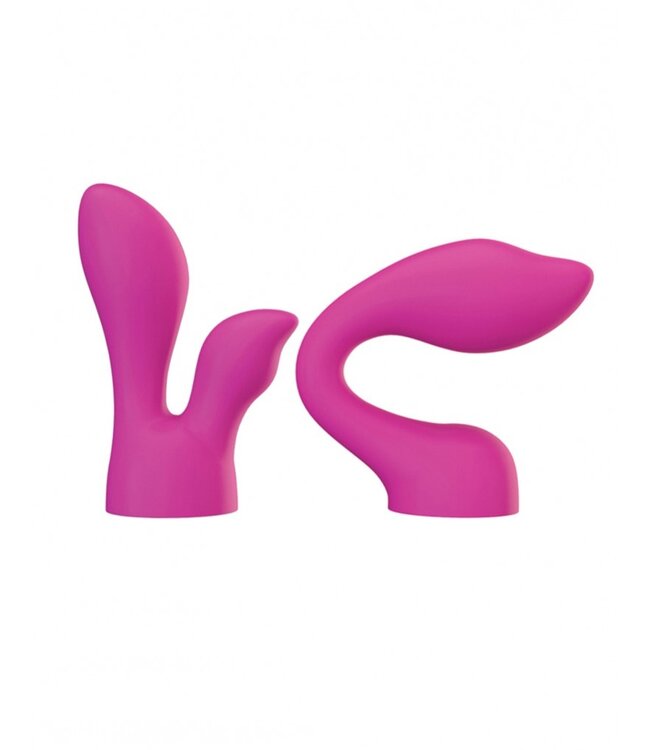 Rimba PalmPower - PalmSensual - 2 Opzetstukken voor Wandvibrator - Roze
