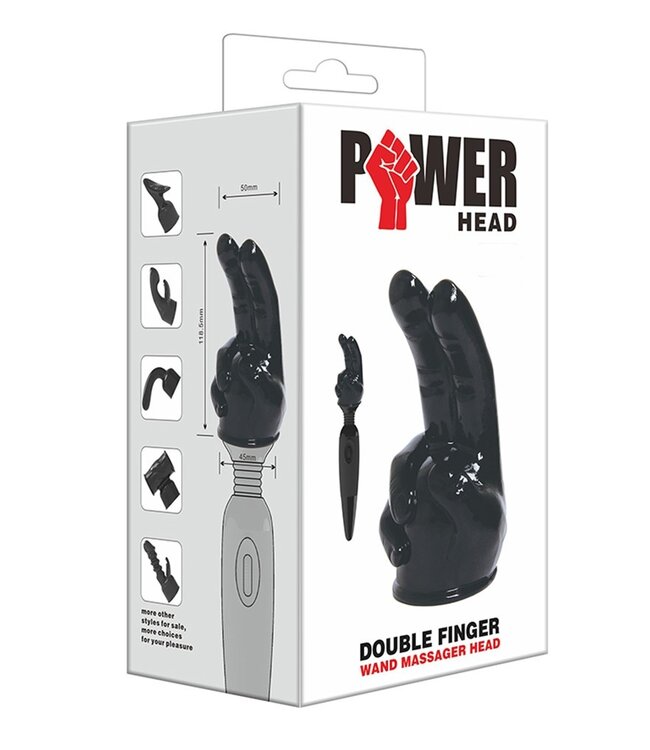 Rimba POWER - Massager Head Double Finger