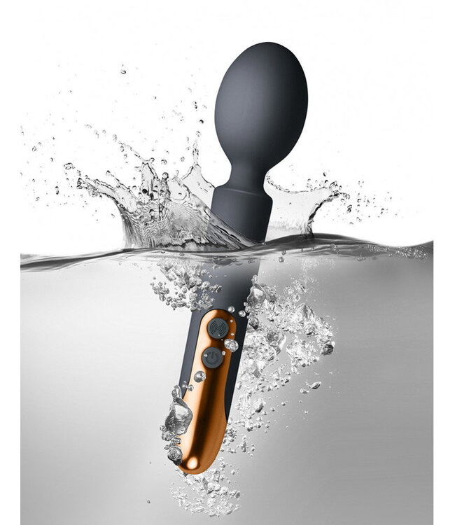 Rimba Rocks-Off - Oriel - Wand Vibrator - Zwart