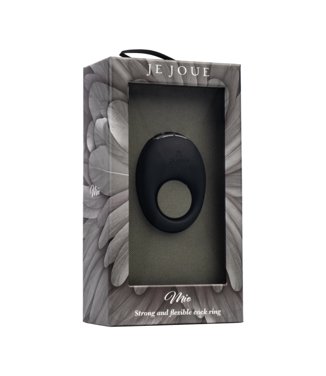 Rimba Je Joue - Mio - Flexibele Cock Ring Vibrator - Zwart