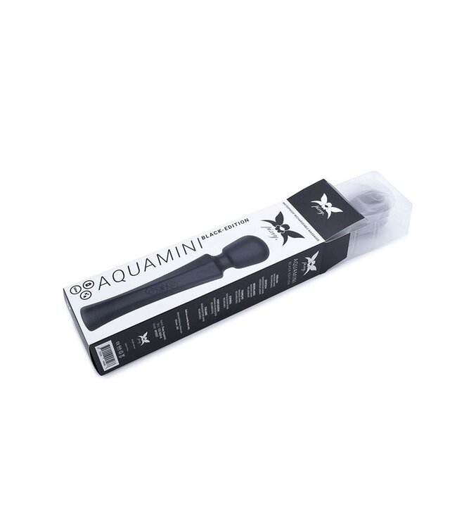 Rimba Pixey - Aquawand Mini - Mini Wand Vibrator - Zwart