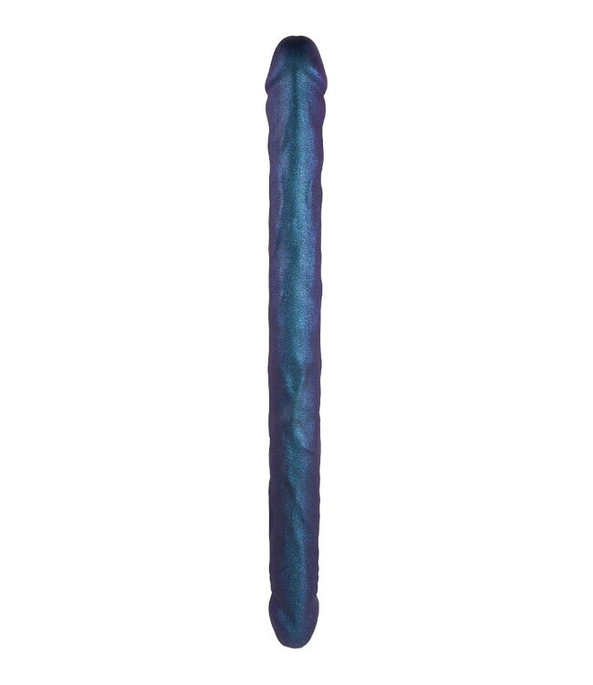 Rimba Strap-On-Me - Double Dong Realistische Dildo - Paars Metallic