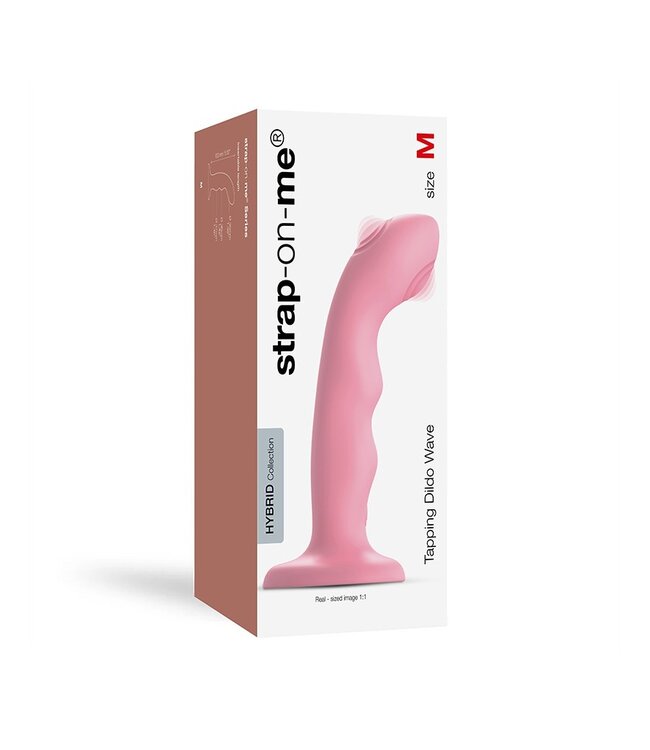 Rimba Strap-On-Me - Tappende Dildo Wave - Roze Koraal
