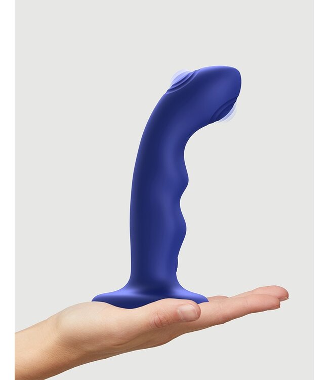 Rimba Strap-On-Me - Tappende Dildo Wave - Blauw