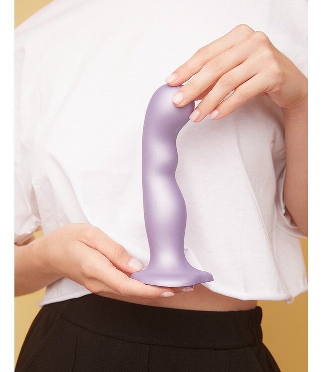 Rimba Strap-On-Me - Dildo Plug P&G Maat L - Metallic Lila