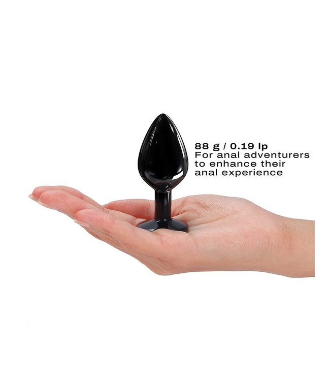 Rimba Dorcel - Diamond Plug Maat M - Butt Plug - Zwart