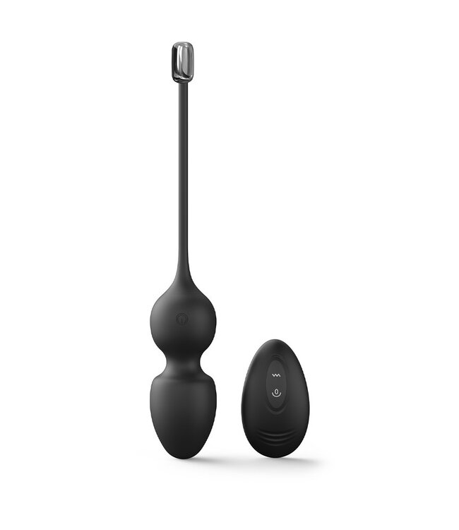 Rimba Dorcel - Love Balls - Vibrerende Kegel Balletjes met Afstandsbediening - Zwart