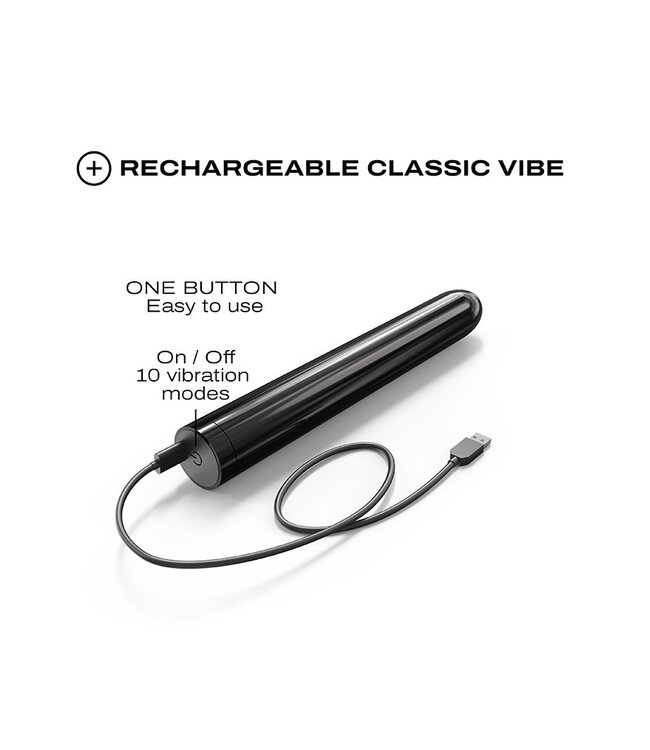Rimba Dorcel - Black Muse 2.0 - Bullet Vibrator - Zwart