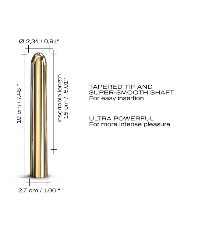 Rimba Dorcel - Golden Boy 2.0 - Bullet Vibrator - Goud