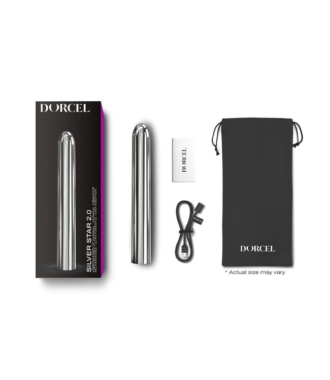 Rimba Dorcel - Silver Star 2.0 - Bullet Vibrator - Zilver