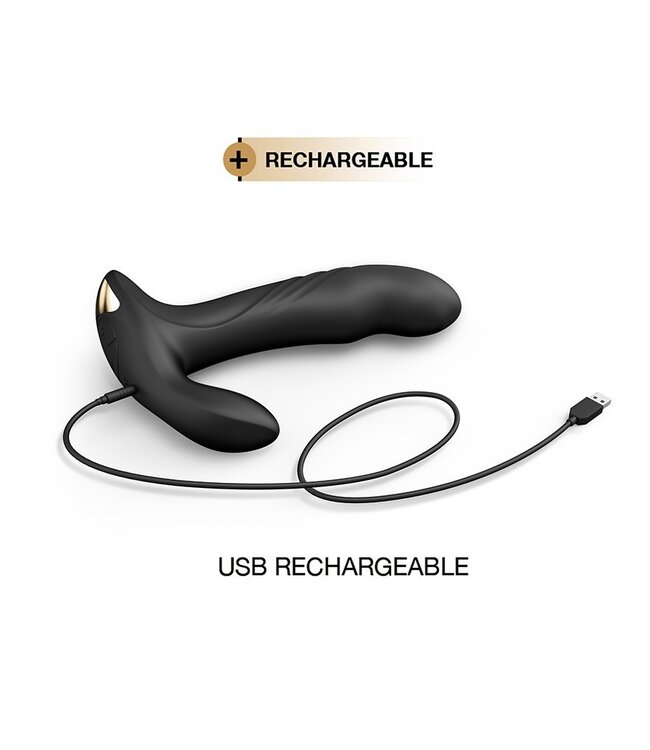 Rimba Dorcel - Multi P-Joy - Prostaat Massager met Afstandsbediening - Zwart