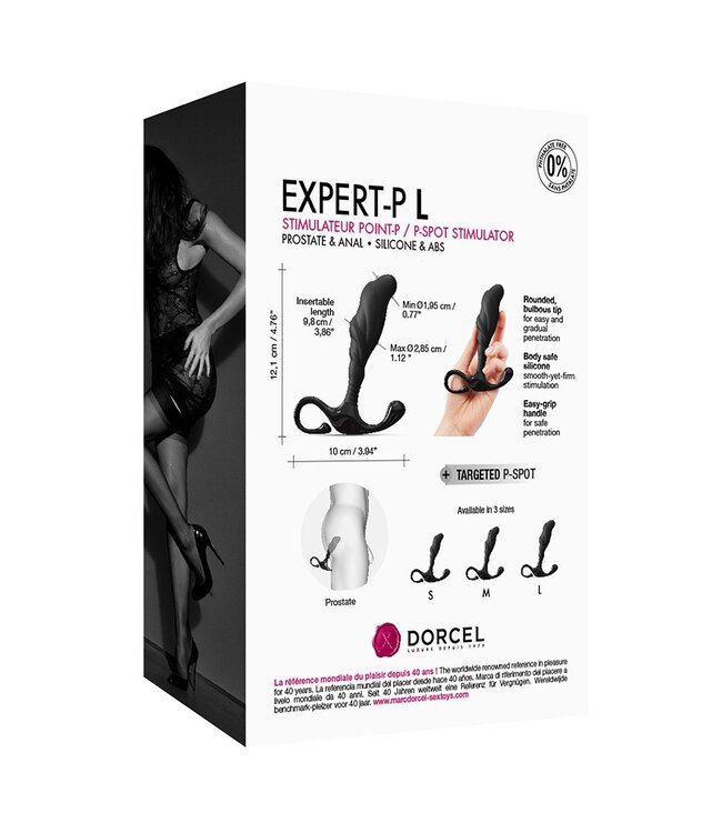 Rimba Dorcel - Expert-P Maat L - Prostaatplug - Zwart