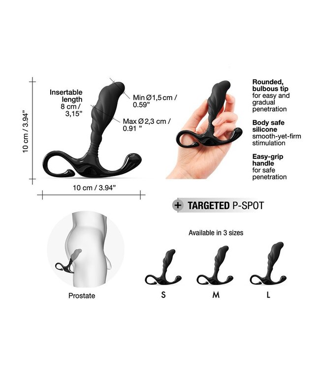 Rimba Dorcel - Expert-P Maat S - Prostaatplug - Zwart