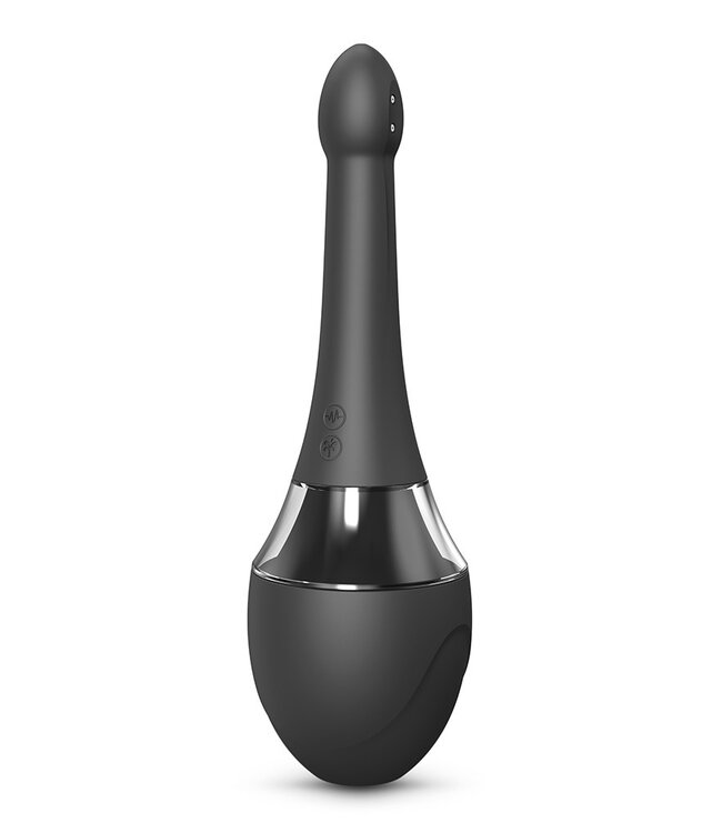 Rimba Dorcel - Douche Mate Pro - Anale Douche en Vibrator - Zwart 6072561