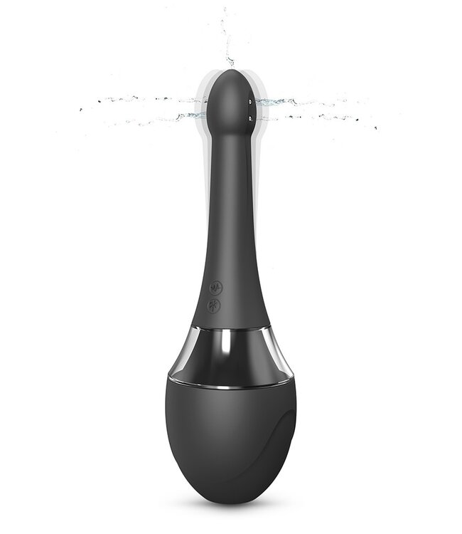 Rimba Dorcel - Douche Mate Pro - Anale Douche en Vibrator - Zwart 6072561