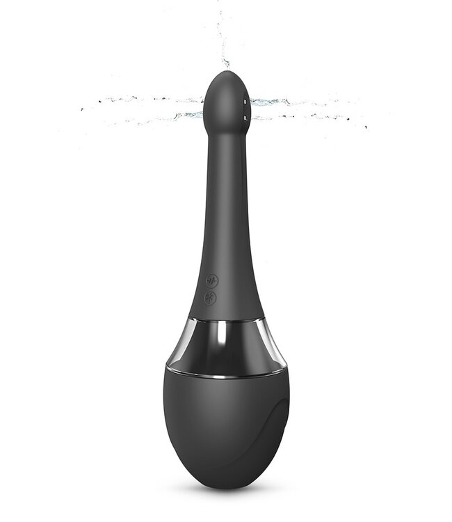 Rimba Dorcel - Douche Mate Pro - Anale Douche en Vibrator - Zwart 6072561