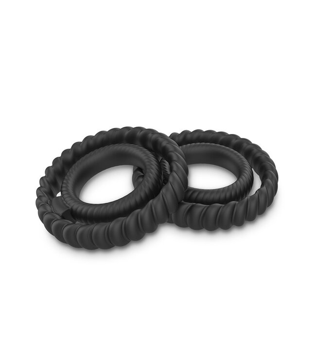 Rimba Dorcel - Dual Ring - Cock Ring - Zwart - 6072547