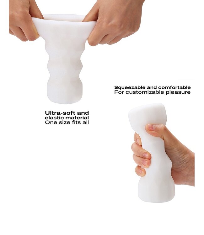 Rimba Dorcel - Masturbatorcup met Structuur - Exotisch - Wit