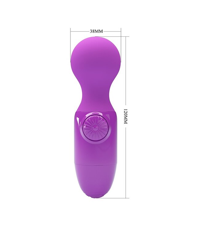 Rimba Pretty Love - Mini Stick - Mini Wand Vibrator - Paars