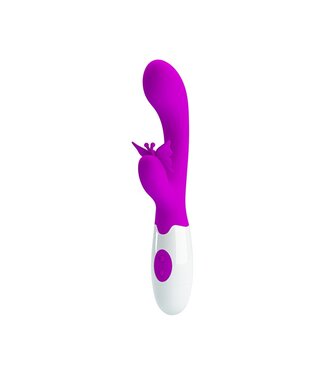 Rimba Pretty Love - Butterfly Kiss - Rabbit Vibrator - Roze
