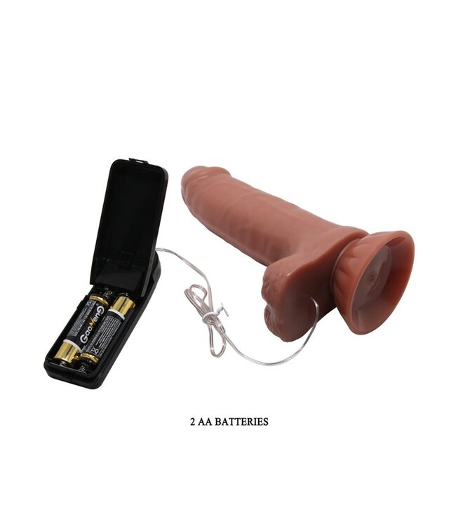 Rimba Pretty Love - Maddox - Vibrerende Dildo - Bruin