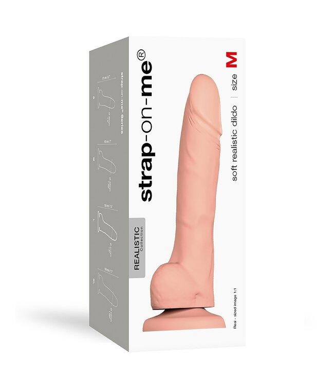 Rimba Strap-On-Me - Soft Realistic Dildo Size M - Nude