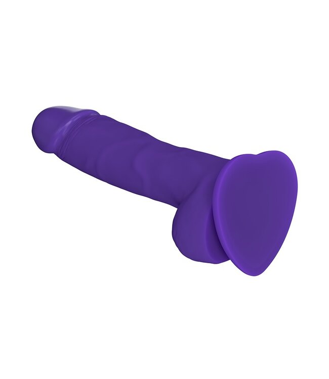 Rimba Strap-On-Me Soft Realistic Dildo Purple Size L
