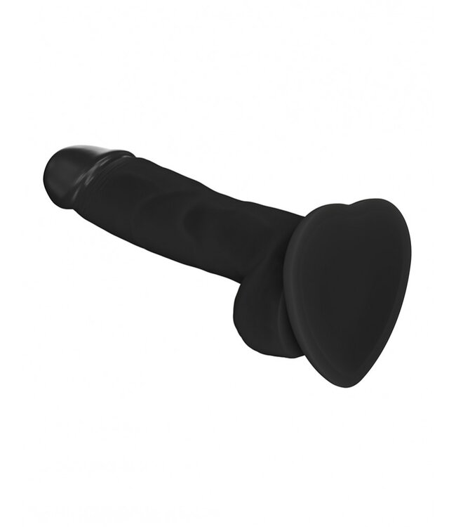 Rimba Strap-On-Me Soft Realistic Dildo Black Size S