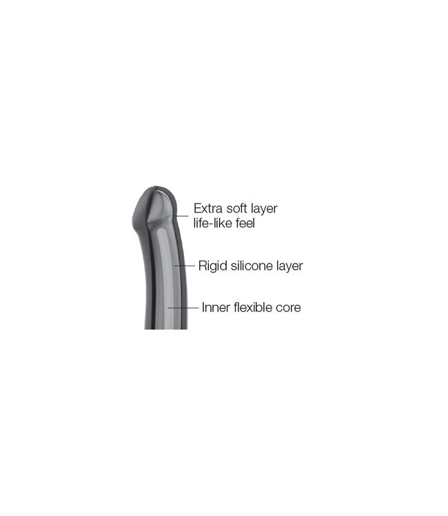 Rimba Strap-On-Me Dual Density Dildo Purple L
