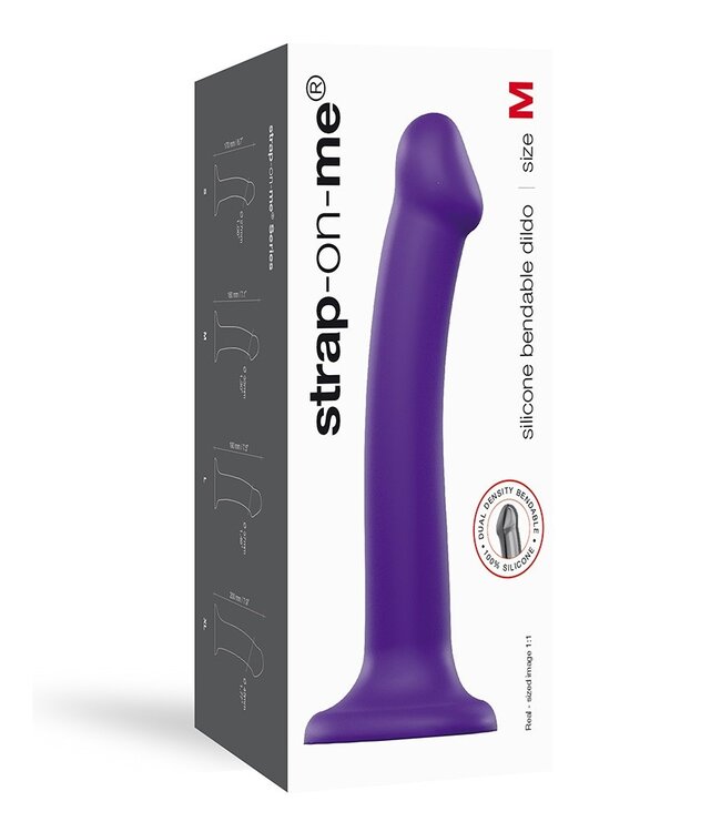 Rimba Strap-On-Me Dual Density Dildo Purple M