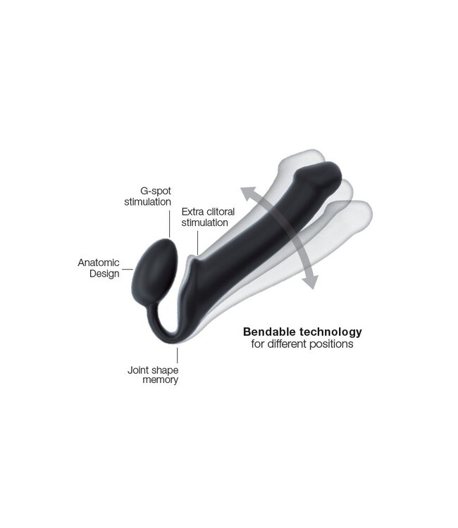 Rimba Strap-On-Me Dildo Black M