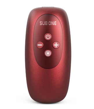 Rimba MANWAN - Sub One - Vibrerende Masturbator met Tapping Feature - Velvet Red