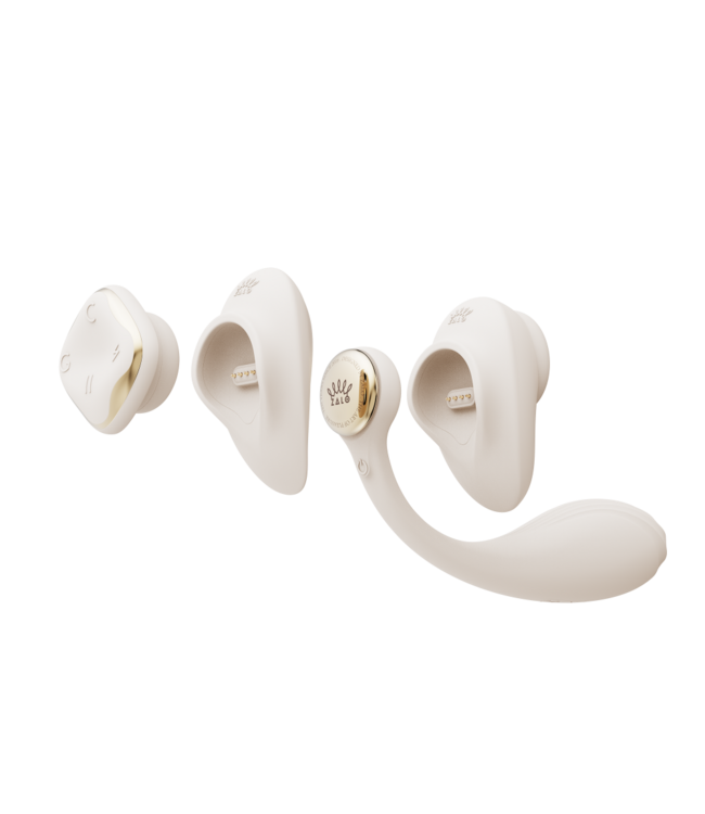 Rimba ZALO - Deya - Draagbare vibrator – Ivoorwit