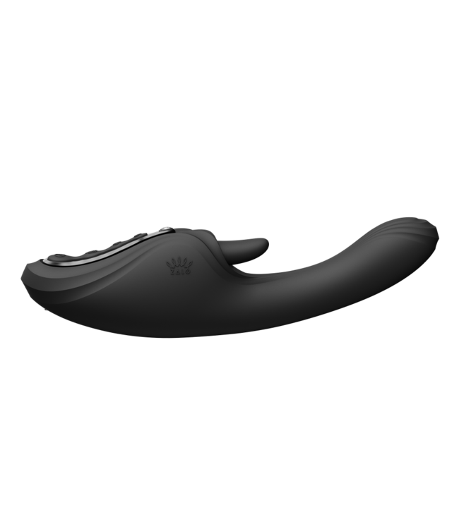 Rimba ZALO - Ares - G-Spot Rabbit Vibrator App-Controlled - Obsidian Zwart