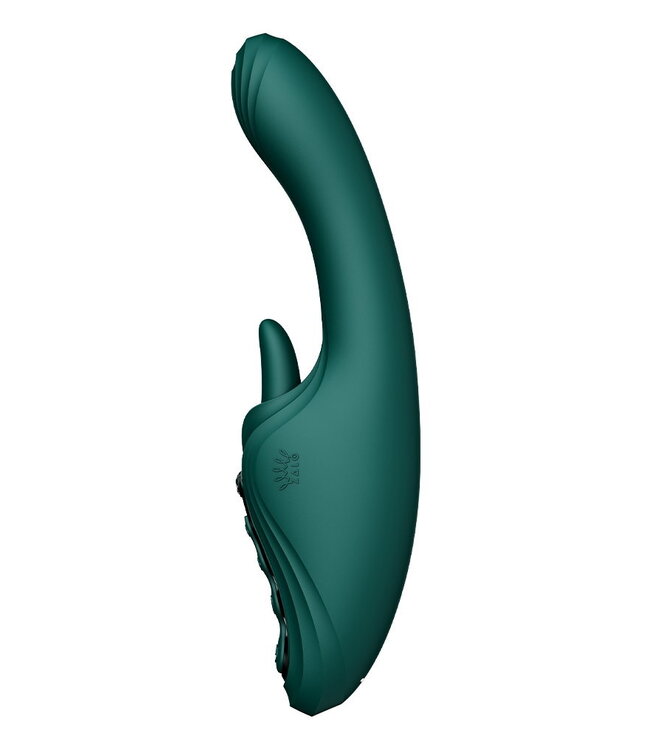 Rimba ZALO - Ares - G-Spot Rabbit Vibrator App-Controlled - Turquoise Groen