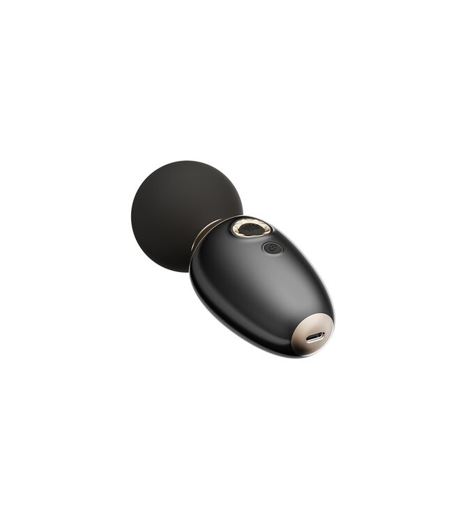 Rimba ZALO - Ava - Verwarming Mini Wandvibrator (met appbediening) - Zwart