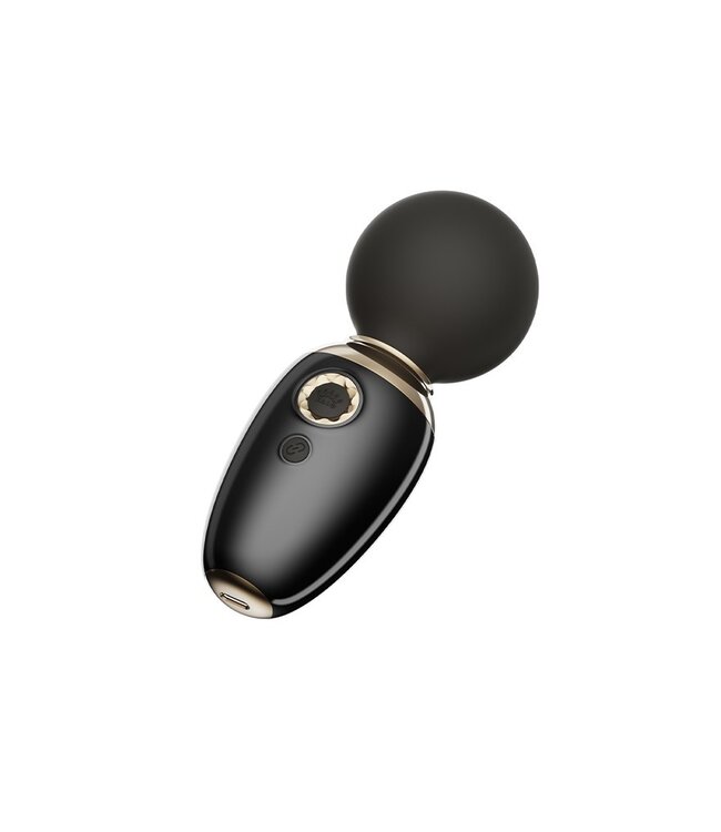 Rimba ZALO - Ava - Verwarming Mini Wandvibrator (met appbediening) - Zwart