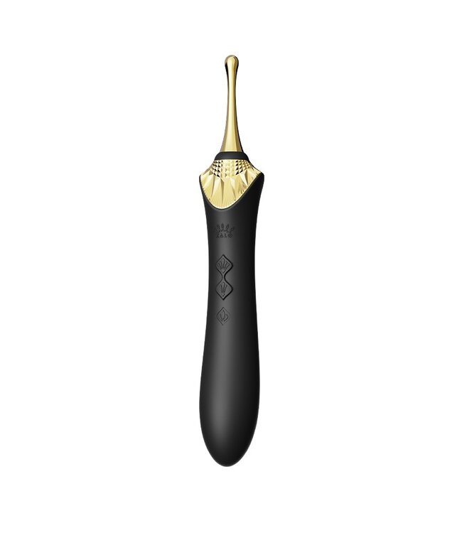 Rimba ZALO - Bess 2 - Verwarmende Clitoris Massager met 4 opzetstukken - Zwart
