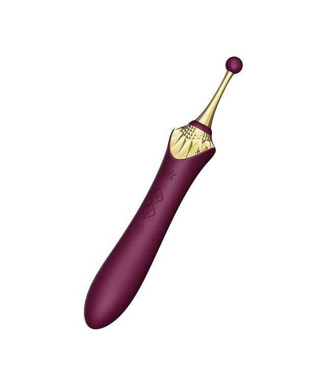 Rimba ZALO - Bess 2 - Verwarmende Clitoris Massager met 4 opzetstukken - Paars